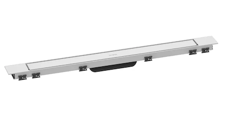 Hansgrohe RainDrain Match Plus - Sprchový žlab 80 cm, s roštem, matná bílá 56215700
