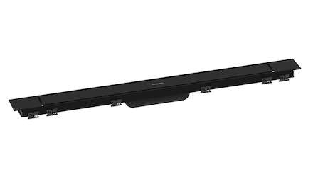 Hansgrohe RainDrain Match Plus - Sprchový žlab 80 cm, s roštem, matná černá 56215670