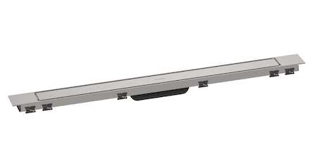 Hansgrohe RainDrain Match Plus - Sprchový žlab 90 cm, s roštem, kartáčovaná ocel 56216800
