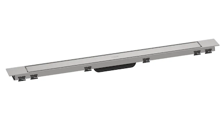 Hansgrohe RainDrain Match Plus - Sprchový žlab 90 cm, s roštem, kartáčovaná ocel 56216800