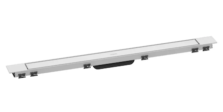 Hansgrohe RainDrain Match Plus - Sprchový žlab 90 cm, s roštem, matná bílá 56216700