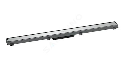 Hansgrohe RainDrain Match - Sprchový žlab s nerezovým roštem 900, s výškově stavitelným rámem, chrom 56040000