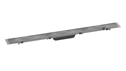 Hansgrohe RainDrain Rock - Lineární sprchový žlab 800, s roštem pro vložení dlažby, nerez 56031000