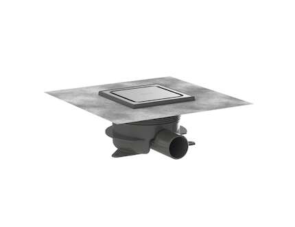 Hansgrohe RainDrain Spot Plus - Podlahová vpust, 15x15 cm, kartáčovaná nerezová ocel 56225800