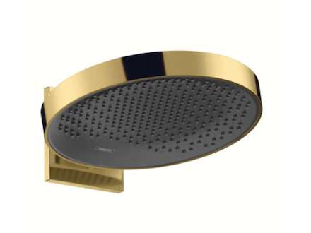Hansgrohe Rainfinity - Hlavová sprcha 360 s připojením, 1 proud, leštěný vzhled zlata 26230990