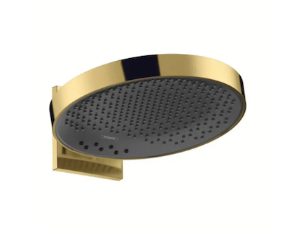 Hansgrohe Rainfinity - Hlavová sprcha 360 s připojením, 3 proudy, leštěný vzhled zlata 26234990