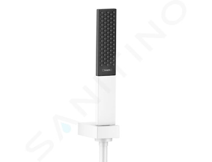 Hansgrohe Rainfinity - Sada sprchové hlavice 100, 1jet, držáku a hadice 1,25 m, matná bílá 26857700