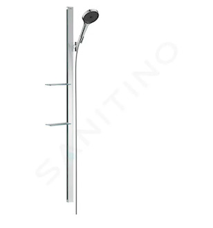 Hansgrohe Rainfinity - Sada sprchové hlavice 130, 3jet, tyče 150 cm a hadice, EcoSmart, chrom 27674000