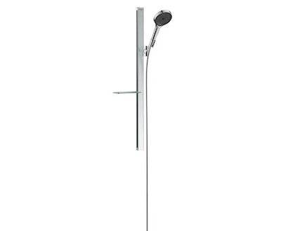 Hansgrohe Rainfinity - Sada sprchové hlavice 130, 3jet, tyče 90 cm a hadice, EcoSmart, chrom 27672000