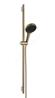 Hansgrohe Rainfinity - Set sprchové hlavice, tyče a hadice, 3 proudy, EcoSmart, kartáčovaný bronz 28744140