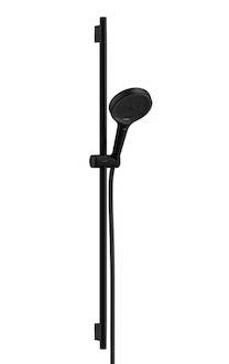 Hansgrohe Rainfinity - Set sprchové hlavice, tyče a hadice, 3 proudy, EcoSmart, matná černá 28744670