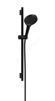 Hansgrohe Rainfinity - Set sprchové hlavice, tyče a hadice, 3 proudy, EcoSmart, matná černá 28746670