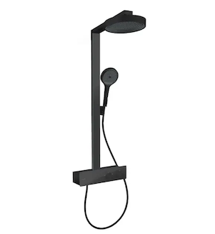 Hansgrohe Rainfinity - Sprchový set s termostatem, průměr 25 cm, 3 proudy, matná černá 28742670