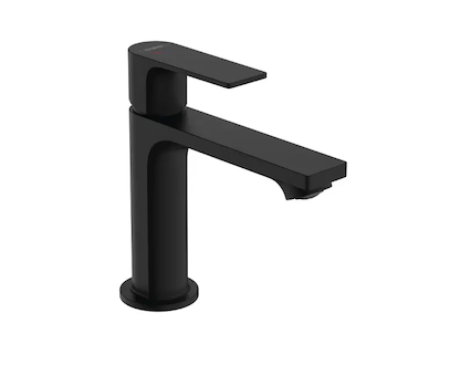 Hansgrohe Rebris E - Umyvadlová baterie s výpustí, CoolStart, EcoSmart, matná černá 72589670