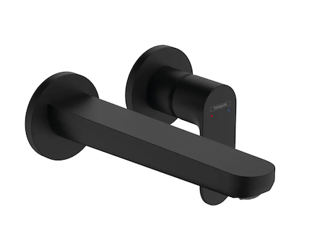 Hansgrohe Rebris S - Umyvadlová baterie pod omítku, 2-otvorová instalace, matná černá 72528670