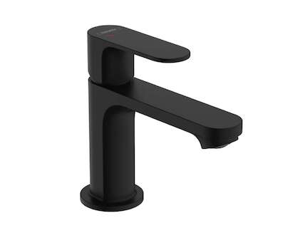 Hansgrohe Rebris S - Umyvadlová baterie s výpustí, CoolStart, EcoSmart, matná černá 72586670