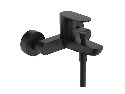 Hansgrohe Rebris S - Vanová baterie, 2 průtoky, matná černá 72443670