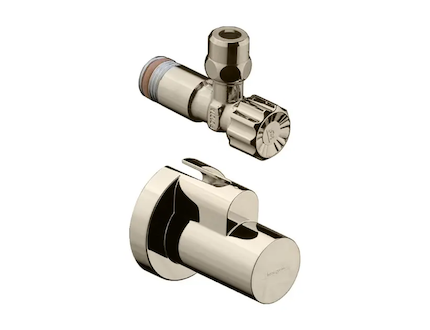 Hansgrohe Rohové ventily - Rohový ventil s krytkou, kartáčovaný nikl 13954820