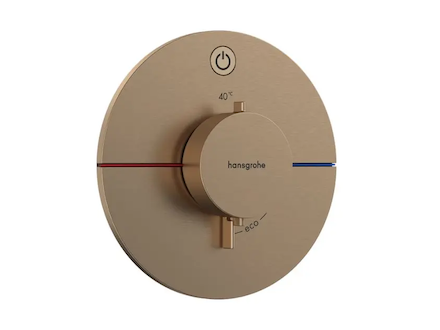 Hansgrohe ShowerSelect Comfort - Termostatická baterie pod omítku, kartáčovaný bronz 15553140