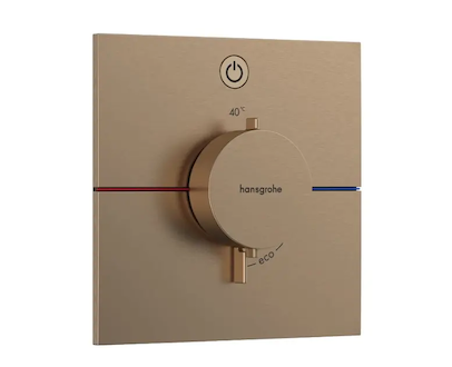 Hansgrohe ShowerSelect Comfort - Termostatická baterie pod omítku, kartáčovaný bronz 15571140