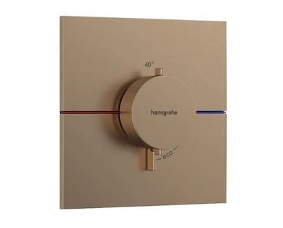 Hansgrohe ShowerSelect Comfort - Termostatická baterie pod omítku, kartáčovaný bronz 15574140