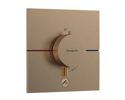 Hansgrohe ShowerSelect Comfort - Termostatická baterie pod omítku, kartáčovaný bronz 15575140