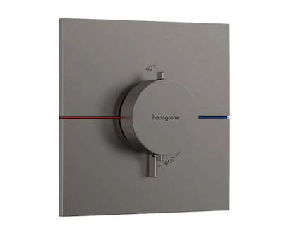 Hansgrohe ShowerSelect Comfort - Termostatická baterie pod omítku, kartáčovaný černý chrom 15574340