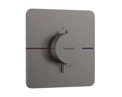 Hansgrohe ShowerSelect Comfort - Termostatická baterie pod omítku, kartáčovaný černý chrom 15588340