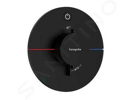 Hansgrohe ShowerSelect Comfort - Termostatická baterie pod omítku, matná černá 15553670