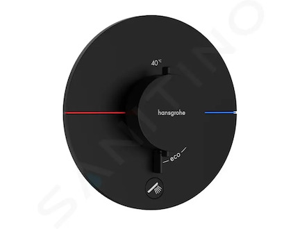 Hansgrohe ShowerSelect Comfort - Termostatická baterie pod omítku, matná černá 15562670