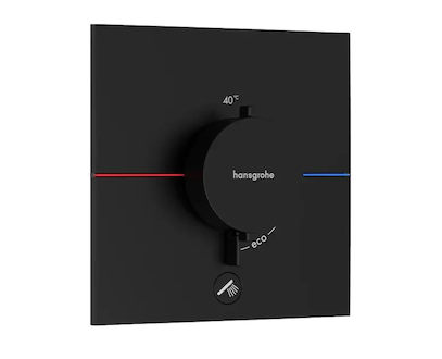 Hansgrohe ShowerSelect Comfort - Termostatická baterie pod omítku, matná černá 15575670
