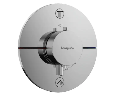 Hansgrohe ShowerSelect Comfort - Termostatická baterie pod omítku, pro 2 spotřebiče, chrom 15556000