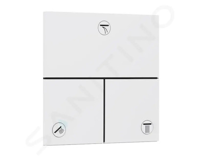 Hansgrohe ShowerSelect Comfort - Ventil pod omítku, pro 3 spotřebiče, matná bílá 15573700