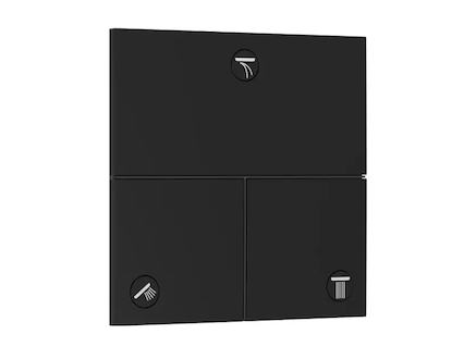 Hansgrohe ShowerSelect Comfort - Ventil pod omítku, pro 3 spotřebiče, matná černá 15573670