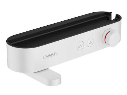 Hansgrohe ShowerTablet Select - Termostatická vanová baterie, matná bílá 24340700