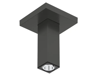 Hansgrohe  - Sprchové rameno stropní, 11 cm, kartáčovaný černý chrom 24338340