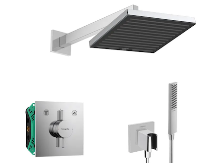 Hansgrohe  - Sprchový set s baterií pod omítku, s tělesem, 26x26 cm, chrom SANI21HHH001