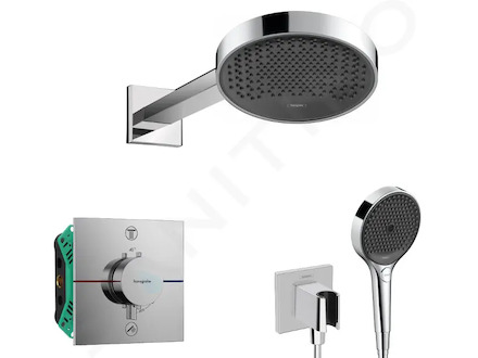 Hansgrohe  - Sprchový set s termostatem pod omítku, s tělesem, průměr 25 cm, 3 proudy, chrom SANI21HHH007