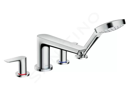 Hansgrohe Talis E - Baterie na okraj vany, 4-otvorová instalace, chrom 71748000