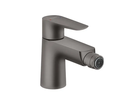 Hansgrohe Talis E - Bidetová baterie s výpustí, kartáčovaný černý chrom 71720340