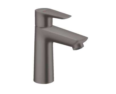 Hansgrohe Talis E - Umyvadlová baterie s výpustí, CoolStart, kartáčovaný černý chrom 71713340