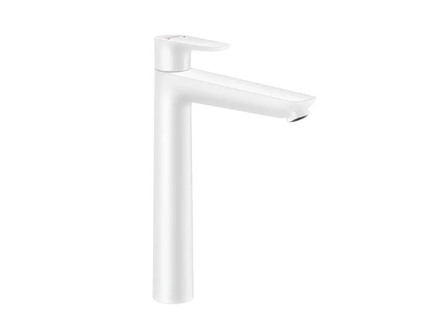 Hansgrohe Talis E - Umyvadlová baterie s výpustí, matná bílá 71716700