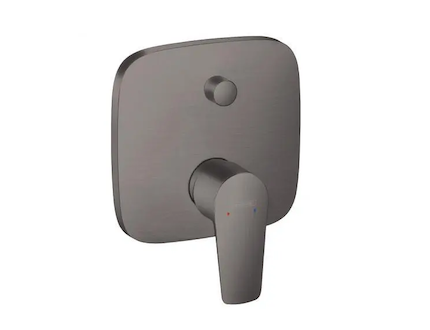 Hansgrohe Talis E - Vanová baterie pod omítku, kartáčovaný černý chrom 71474340