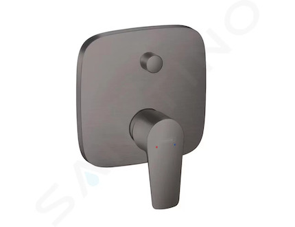 Hansgrohe Talis E - Vanová baterie pod omítku, kartáčovaný černý chrom 71745340