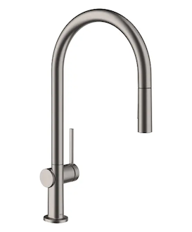 Hansgrohe Talis M54 - Dřezová baterie s výsuvnou sprškou, kartáčovaný černý chrom 72842340