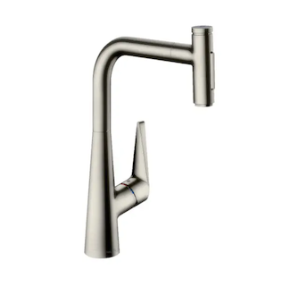 Hansgrohe Talis Select M51 - Dřezová baterie s výsuvnou sprškou, vzhled nerezu 72823800