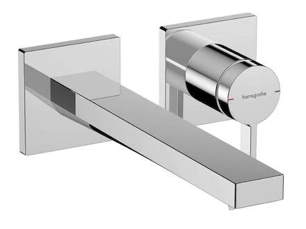 Hansgrohe Tecturis E - Umyvadlová baterie pod omítku, s výpustí, 2-otvorová instalace, EcoSmart, chrom 73051000