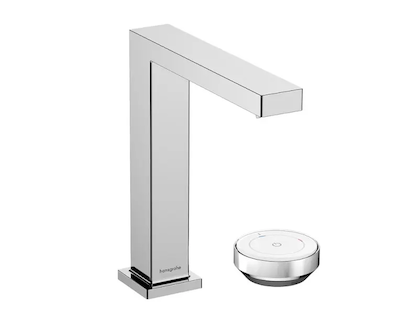 Hansgrohe Tecturis E - Umyvadlová baterie s výpustí, 2-otvorová instalace, CoolStart, EcoSmart+, chrom 73053000