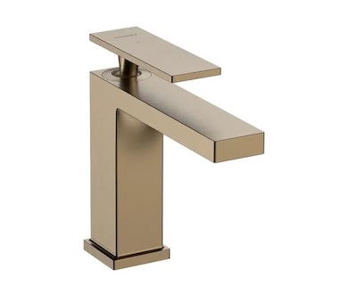 Hansgrohe Tecturis E - Umyvadlová baterie s výpustí, CoolStart, EcoSmart, kartáčovaný bronz 73014140