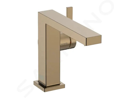 Hansgrohe Tecturis E - Umyvadlová baterie s výpustí, CoolStart, EcoSmart, kartáčovaný bronz 73023140